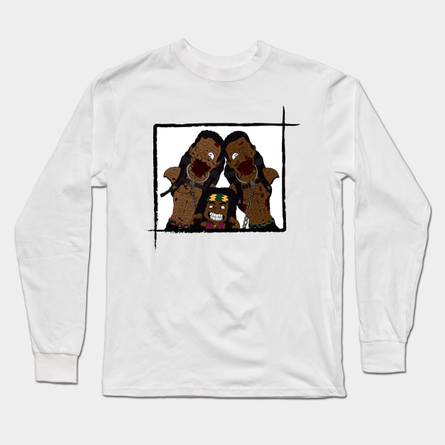 Michonne and her Pets Long Sleeve T-Shirt by Leidemer Illustration 